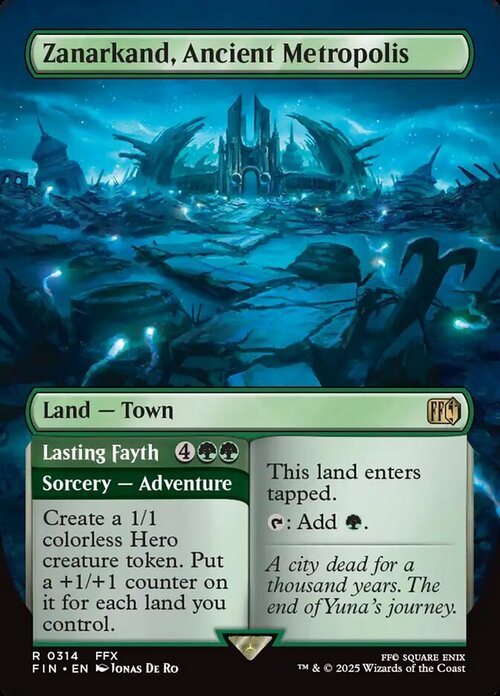 Zanarkand, Ancient Metropolis // Lasting Fayth Card Front