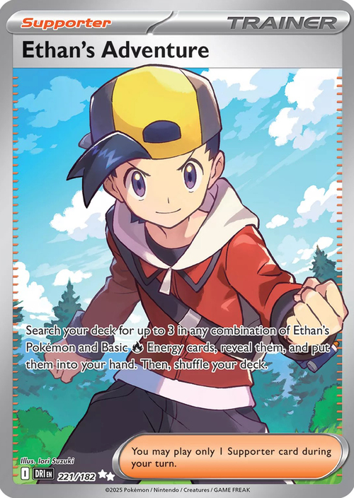 Ethan's Adventure Card Front