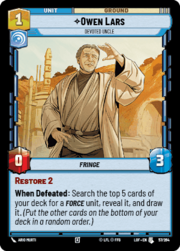 Owen Lars - Devoted Uncle