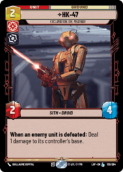 HK-47 - Exclamation: Die, Meatbag!