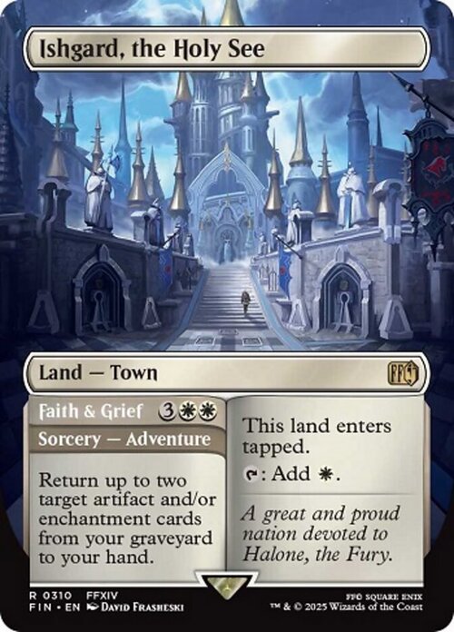 Ishgard, the Holy See // Faith & Grief Card Front