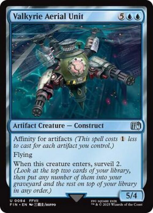 Valkyrie Aerial Unit Card Front
