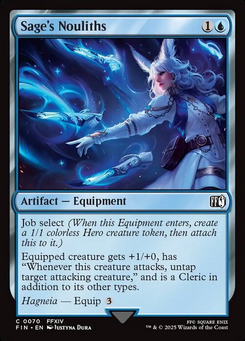Sage's Nouliths Card Front