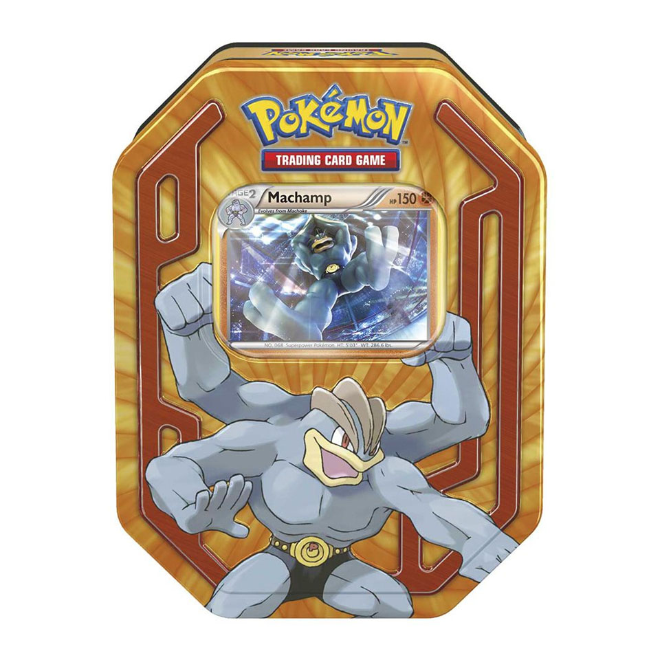 Lata Pokémon Champions Tins: Machamp