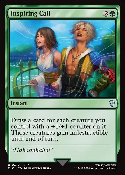 Inspiring Call Card Front