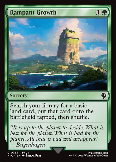 Rampant Growth Card Front