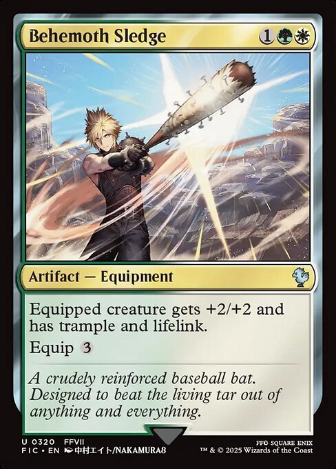 Behemoth Sledge Card Front