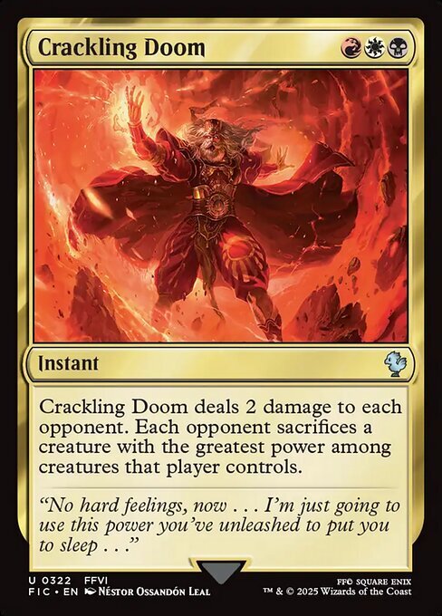 Crackling Doom Card Front