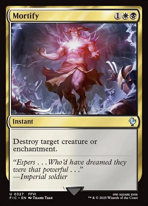 Mortify Card Front