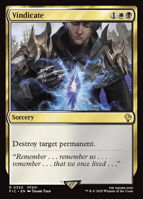 Vindicate Card Front
