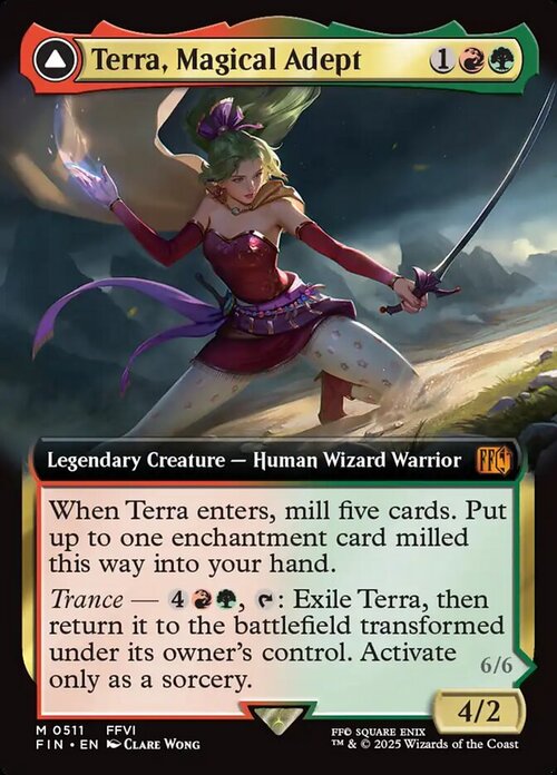 Terra, Magical Adept // Esper Terra Card Front