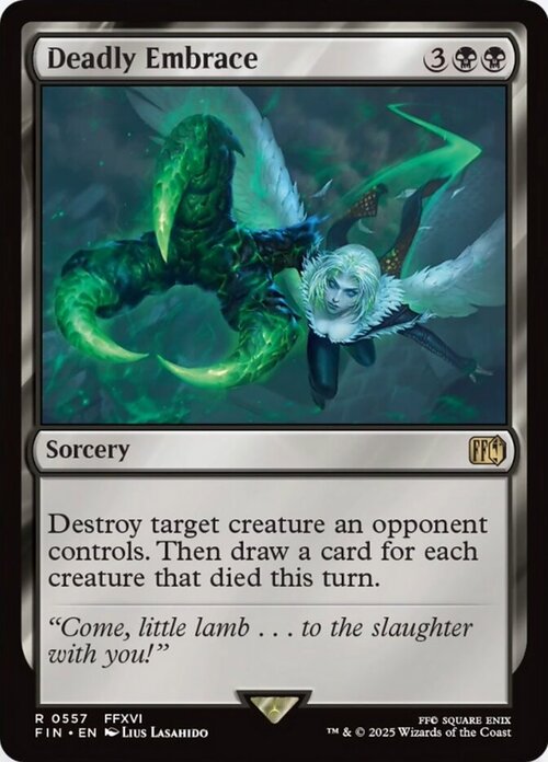 Deadly Embrace Card Front