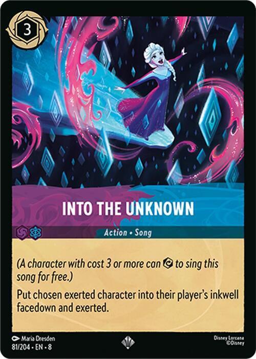Into the Unknown Card Front
