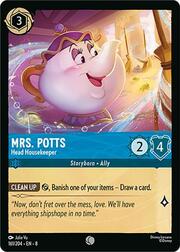 Mrs.Potts - Head Housekeeper