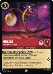 Mushu - Fast-Talking Dragon