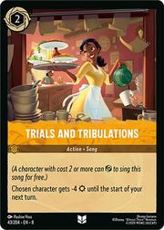 Trials and Tribulations