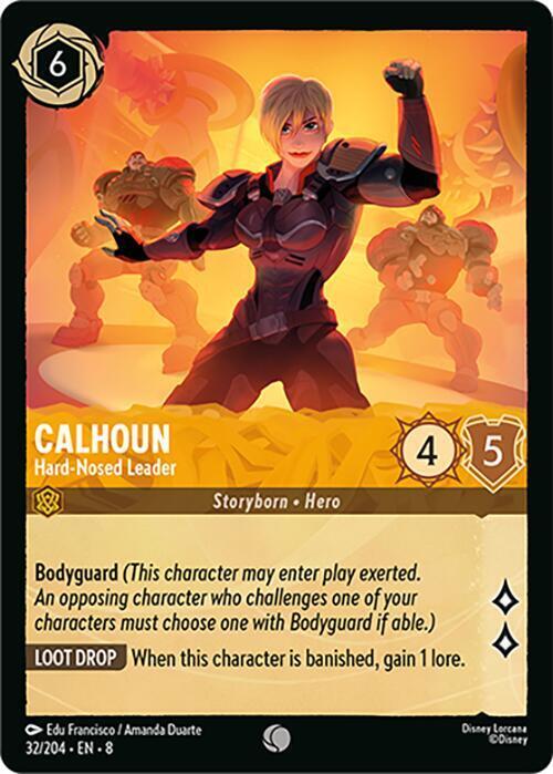Calhoun - Hard-Nosed Leader Card Front