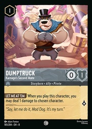 Dumptruck - Karnage’s Second Mate