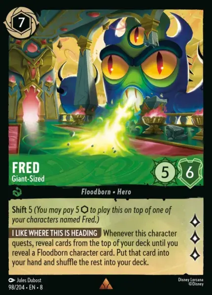 Fred - Huge Card Front