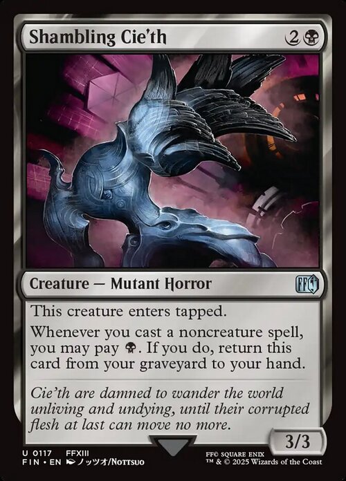 Shambling Cie'th Card Front