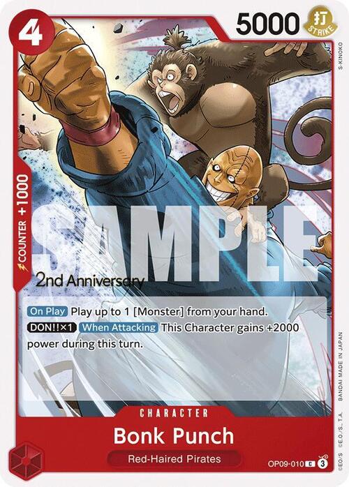 Bonk Punch Card Front
