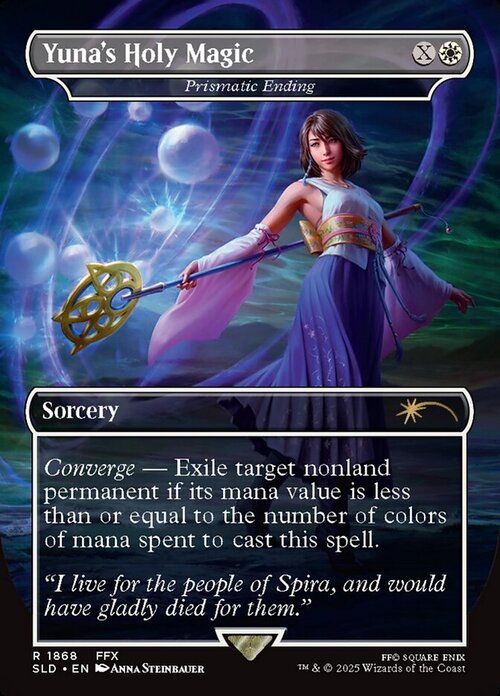 Prismatic Ending Card Front