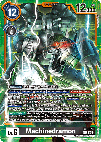 Machinedramon Card Front