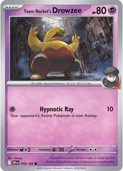 Drowzee del Team Rocket