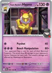 Hypno del Team Rocket