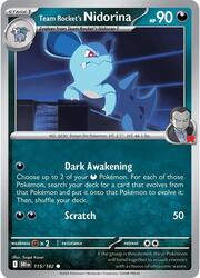 Nidorina del Team Rocket