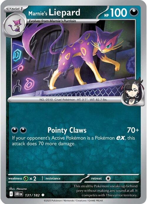 Marnie's Liepard Card Front