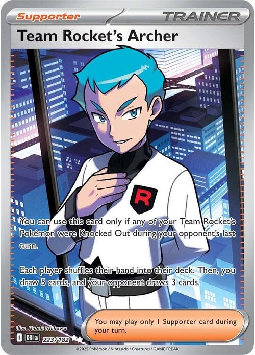 Team Rocket's Archer Frente