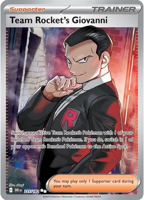 Team Rocket's Giovanni Frente