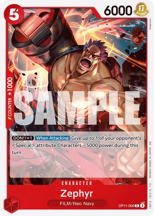 Zephyr Card Front