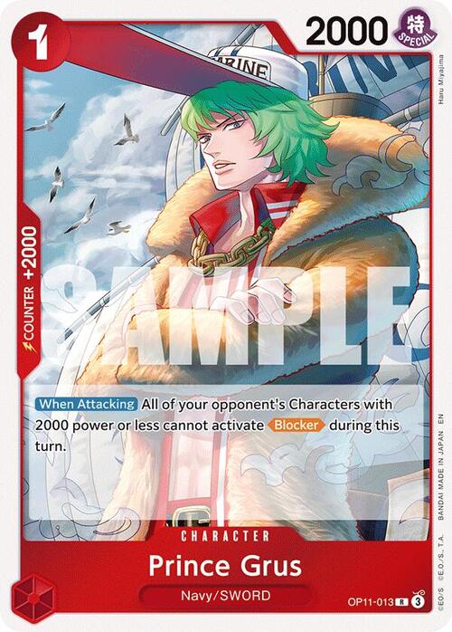 Prince Grus Card Front