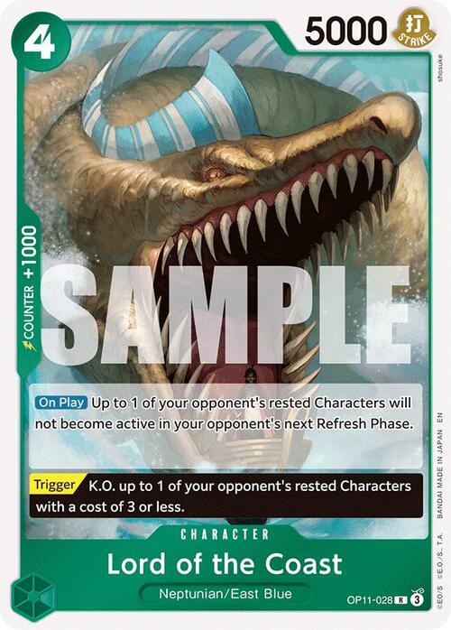 Lord of the Coast Card Front