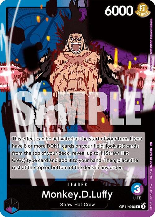 Monkey.D.Luffy Card Front