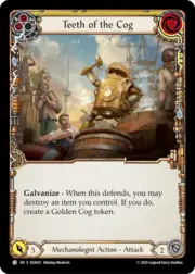 Teeth of the Cog (Yellow)