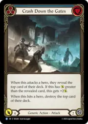 Crash Down the Gates (Blue)