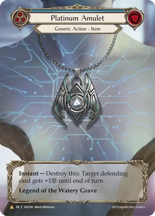 Platinum Amulet Card Front