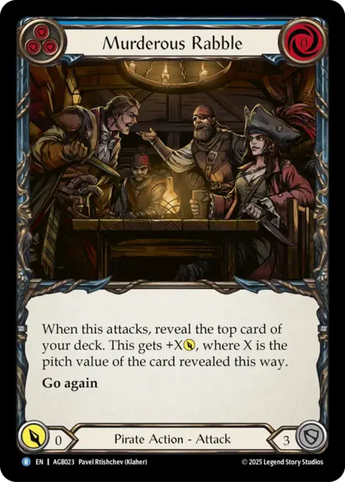 Murderous Rabble Card Front