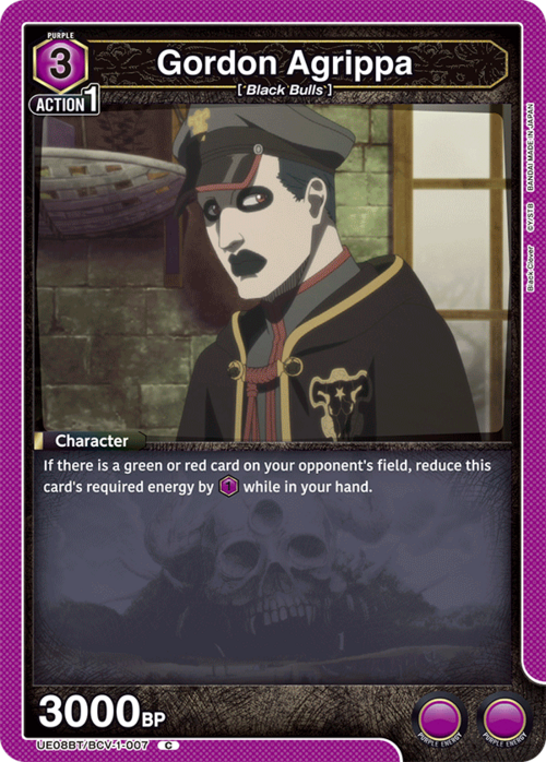 Gordon Agrippa Card Front