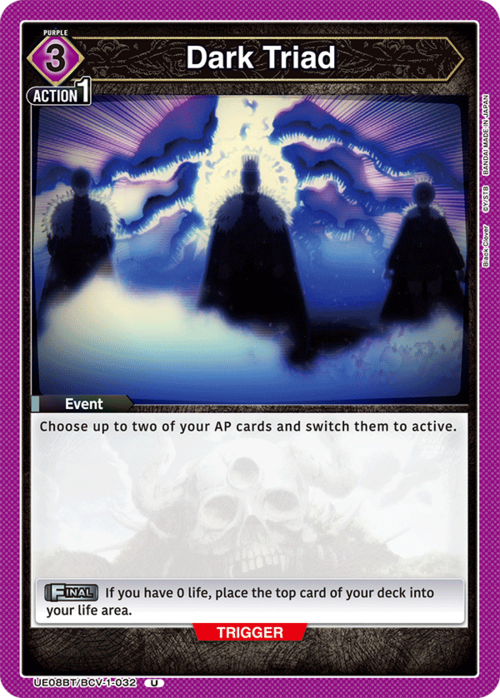 Dark Triad Card Front