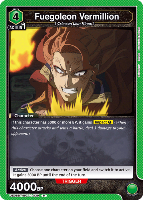 Fuegoleon Vermillion Card Front