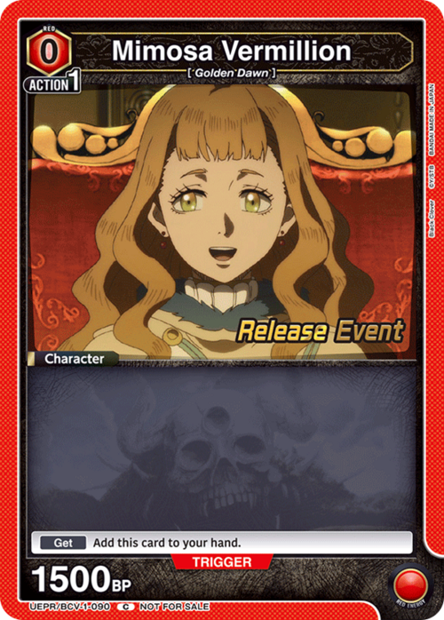 Mimosa Vermillion Card Front