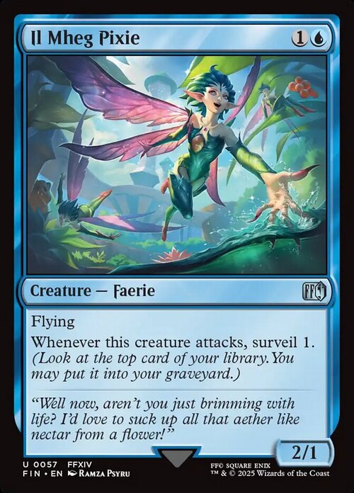 Ill Mheg's Pixie Card Front