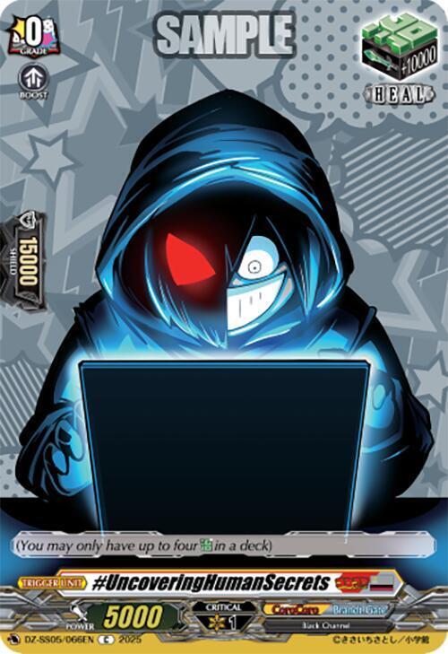 #UncoveringHumanSecrets Card Front