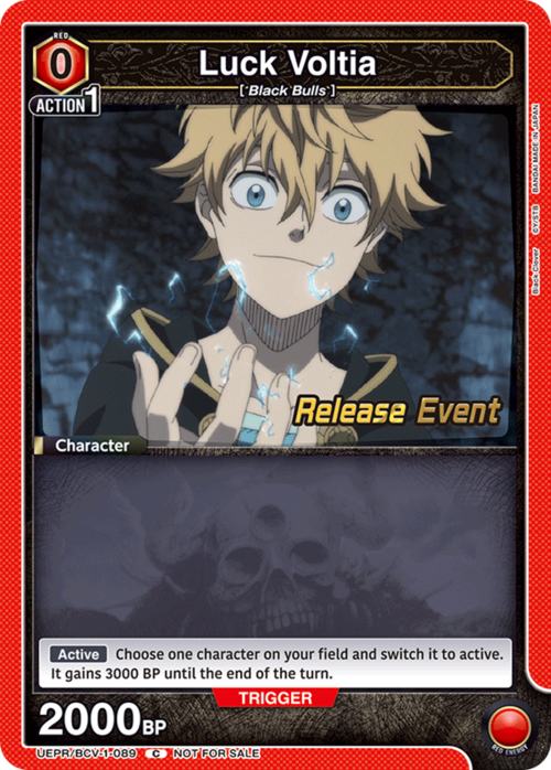 Luck Voltia Card Front