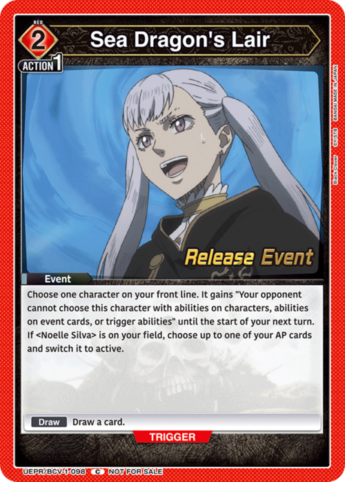 Sea Dragon's Lair Card Front