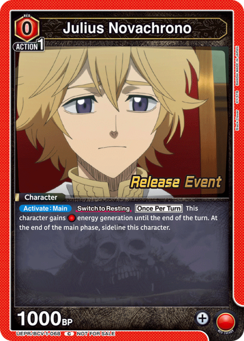 Julius Novachrono Card Front